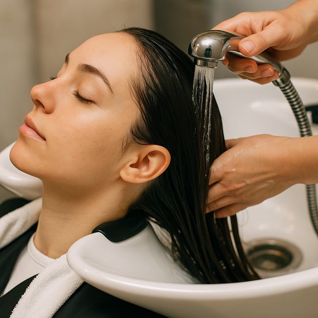 Cómo el agua tibia mejora la salud de tu cabello durante el lavado